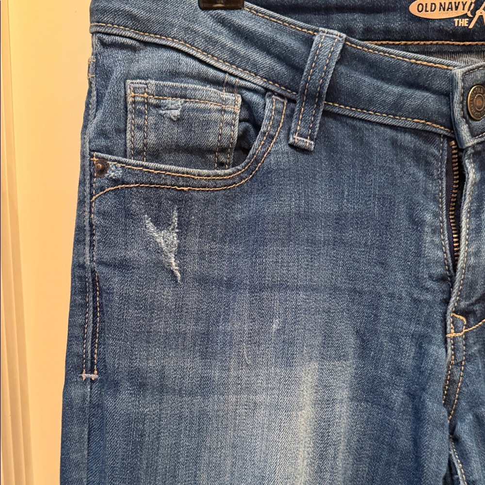 Old Navy Rockstar Women's Skinny Jeans in Blue - Picture 5 of 6